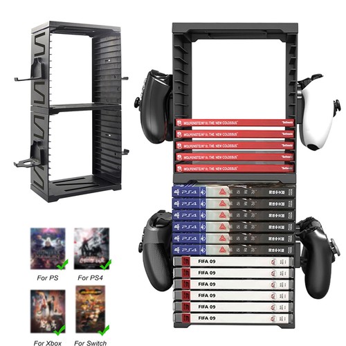 Video game case storage - game, shelf