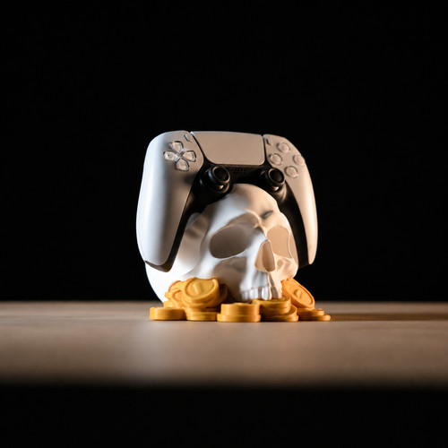 Printed skull controller - 3d,