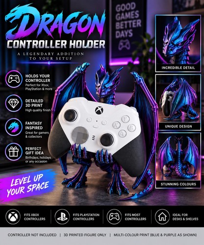 Dragon controller holder - dragon,